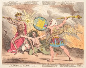 Synd, død og djevelen, se Milton av James Gillray