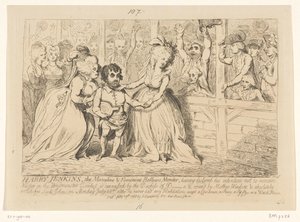 Tegneserie av engelsk innenrikspolitikk, 1788 Harry Jenkins, The Maskuline & Feminine Bellow Mender av James Gillray