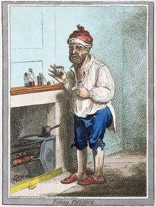 Taking Physick, utgitt av Hannah Humphrey i 1800 (håndfarget etsning)