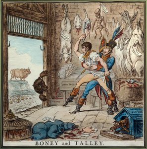 Talleyrand og Bonaparte av James Gillray