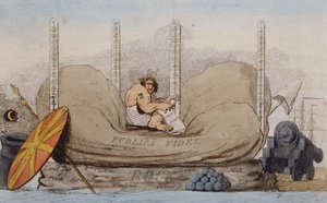 The Incubus 1784 (håndfarget etsning) av James Gillray