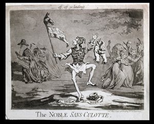 The Noble Sans-Culotte, utgitt av Hannah Humphrey i 1794