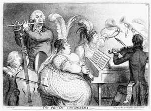 Pic-Nic Orchestra, James Gilray, 1802 av James Gillray