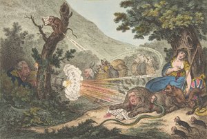Den sårede løven, 16. juli 1805., 16. juli 1805. av James Gillray
