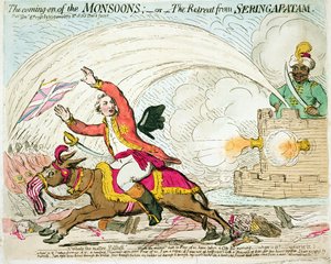 The coming-on of the Monsoons, utgitt av Hannah Humphrey, 1791