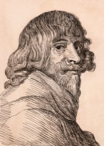 Hendrik van Steenwyck den yngre, illustrasjon fra '75 Portraits Of Celebrated Painters From Authentic Originals', utgitt i London, 1817 av James Girtin