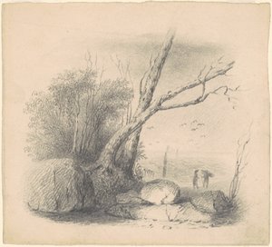 Figurer ved bredden av James Goodwyn Clonney