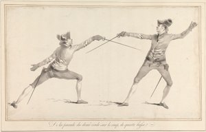 Fra Parry of the Semi-Circle on the Coup, fra Quarte Basse
