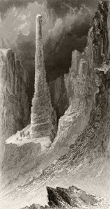 Tennysons monument, gravert av J. McGoffin, fra 