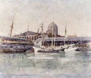 Custom House fra Salthouse Dock