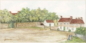 Field House Farm (akvarell, kroppsfarge og blekk på papir)