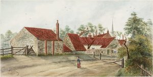 Silkeys Lane, Chirton, Northumberland (akvarell og kroppsfarge på papir)