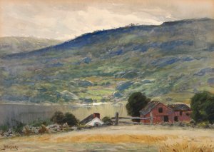 Hill and Lake, slutten av 1800-begynnelsen av 1900-tallet.