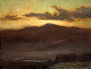 Solnedgang, Mount McIntyre av James Henry Moser