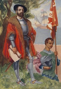 Hernan Cortes, spansk conquistador