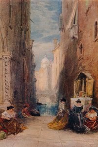 En helligdom i Venezia, c1820-1870, 1924 av James Holland
