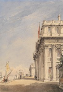 Fasaden til Royal Naval College, Greenwich av James Holland
