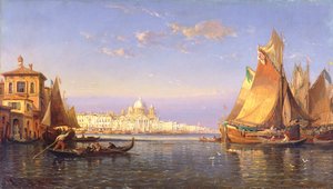 Venezia, ca. 1850 (olje på lerret)