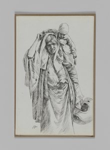 En typisk kvinne fra Jerusalem, illustrasjon fra Vår Herre Jesu Kristi liv av James Jacques Joseph Tissot