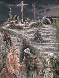 Eloi Eloi Lama Sabacthani, illustrasjon for The Life of Christ, ca. 1884-96 (wc og gouache på papp) av James Jacques Joseph Tissot