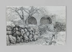 Jomfrufontene i Ain-Karim, illustrasjon fra Vår Herre Jesu Kristi liv av James Jacques Joseph Tissot