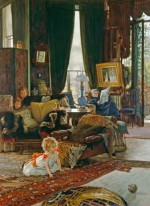 Hide and Seek, ca. 1887 (olje på tre)