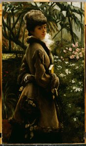 I Drivhuset, ca.1867-69 av James Jacques Joseph Tissot