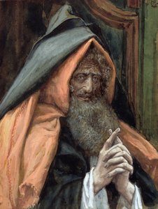Josef av Arimathea, illustrasjon for The Life of Christ, ca. 1886-94 (wc og gouache på papp) av James Jacques Joseph Tissot
