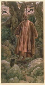 Judas Hangs Himself, illustrasjon for The Life of Christ, ca. 1886-96 (gouache på papp) av James Jacques Joseph Tissot