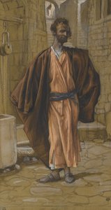 Judas Iskariot, illustrasjon fra The Life of Our Lord Jesus Christ, 1886-94 (wc over grafitt på papir) av James Jacques Joseph Tissot
