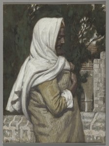 Lazarus, illustrasjon for The Life of Christ, ca. 1886-94 (wc og gouache på papp) av James Jacques Joseph Tissot