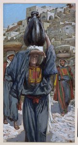 Martha, illustrasjon for The Life of Christ, ca. 1886-94 (wc og gouache på papp) av James Jacques Joseph Tissot