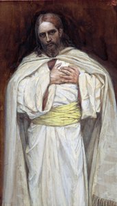 Vår Herre Jesus Kristus, illustrasjon for The Life of Christ, ca. 1886-94 (wc og gouache på papp) av James Jacques Joseph Tissot