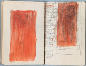 Sider fra et album med Sketches for The Life of Our Lord Jesus Christ, slutten av 1880-tallet (grafitt og vask på papir) av James Jacques Joseph Tissot