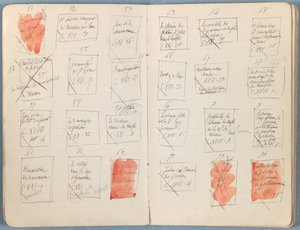 Sider fra et album med Sketches for The Life of Our Lord Jesus Christ, slutten av 1880-tallet (grafitt og vask på papir) av James Jacques Joseph Tissot