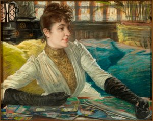 Portrett av Mathilde Sée av James Jacques Joseph Tissot