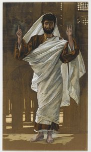 Saint Bartholomew, illustrasjon for The Life of Christ, ca. 1886-94 (wc & gouache på papp) av James Jacques Joseph Tissot