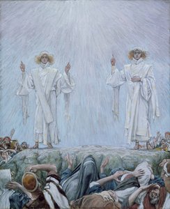 The Ascension, illustrasjon for The Life of Christ, ca. 1884-96 (wc & gouache på papp) av James Jacques Joseph Tissot