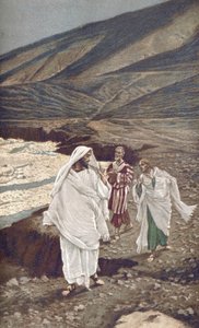The Call of Saint Andrew and Saint John - Calling of Saint Andrew and Saint John - fra "" The Life of Our Lord Jesus Christ"" - 1899 av James Tissot - Vocation of Saint John and Saint Andrew - The Life of Our Lord Jesus Christ , av Jacques Joseph av James Jacques Joseph Tissot