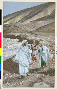 The Calling of St. Andrew and St. John, illustrasjon for The Life of Christ, ca. 1886-94 (wc & gouache på papp) av James Jacques Joseph Tissot