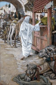 The Calling of St. Matthew, illustrasjon for The Life of Christ, ca. 1886-94 (wc & gouache på papp) av James Jacques Joseph Tissot