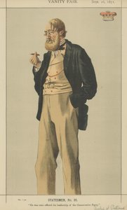 Hertugen av Rutland (farge litho) av James Jacques Joseph Tissot
