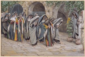 The Holy Women, illustrasjon for The Life of Christ, ca. 1886-94 (wc & gouache på papp) av James Jacques Joseph Tissot