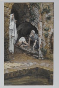 The Man with an Infirmity, illustrasjon fra The Life of Our Lord Jesu Christ (wc over grafitt på papir) av James Jacques Joseph Tissot