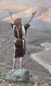 The Voice in the Desert, illustrasjon for The Life of Christ, ca. 1886-96 (gouache på papp) av James Jacques Joseph Tissot