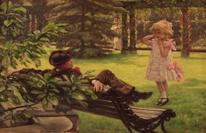 Onkel Fred, ca. 1879 (panel) av James Jacques Joseph Tissot