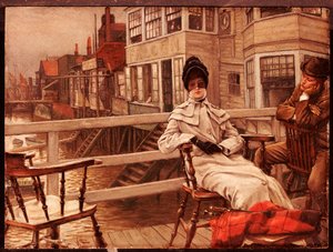 Venter på båten i Greenwich av James Jacques Joseph Tissot