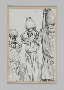 Kvinner i Galilea, illustrasjon fra Vår Herre Jesu Kristi liv av James Jacques Joseph Tissot