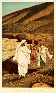 Kalling av St. Andreas og St. Johannes - St. Johannes - Bibelen av James Jacques Joseph after Tissot