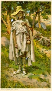 Den fortapte sønn - Bibelen av James Jacques Joseph after Tissot